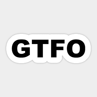 GTFO Sticker